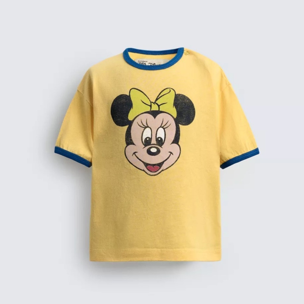 ZARA DISNEY MINNIE MOUSE GRAPHIC T-SHIRT